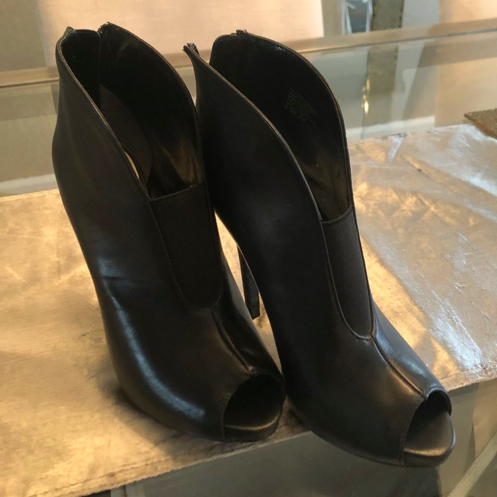 Guess Open Toe Stiletto Booties